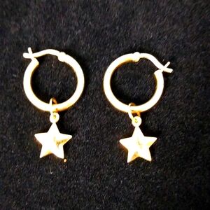 14k gold hoop earrings